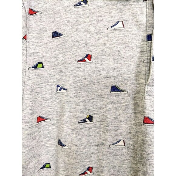 American Eagle Outfitters Flex Polo Shirt Mens Med Gray All Over Print Sneakers - Picture 3 of 5